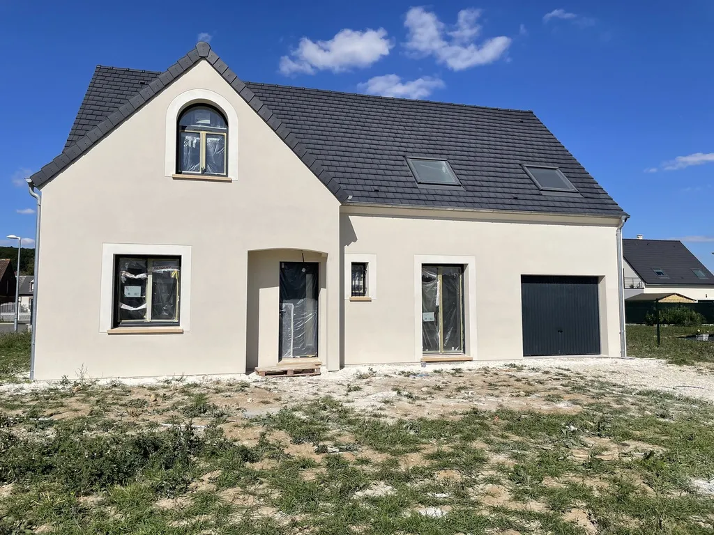 Maison blanche toit ardoise — Yvelines